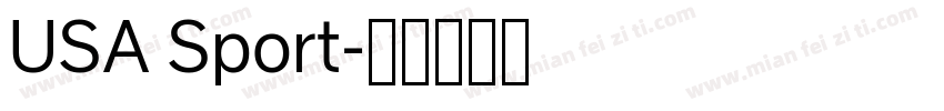 USA Sport字体转换